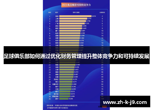足球俱乐部如何通过优化财务管理提升整体竞争力和可持续发展 足球俱乐部如何通过优化财务管理提升整体竞争力和可持续发展